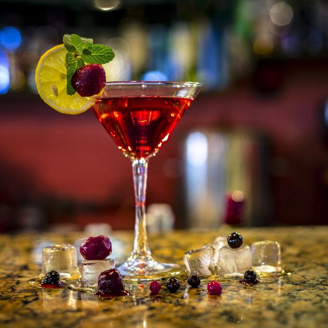 Bar verre à cocktail