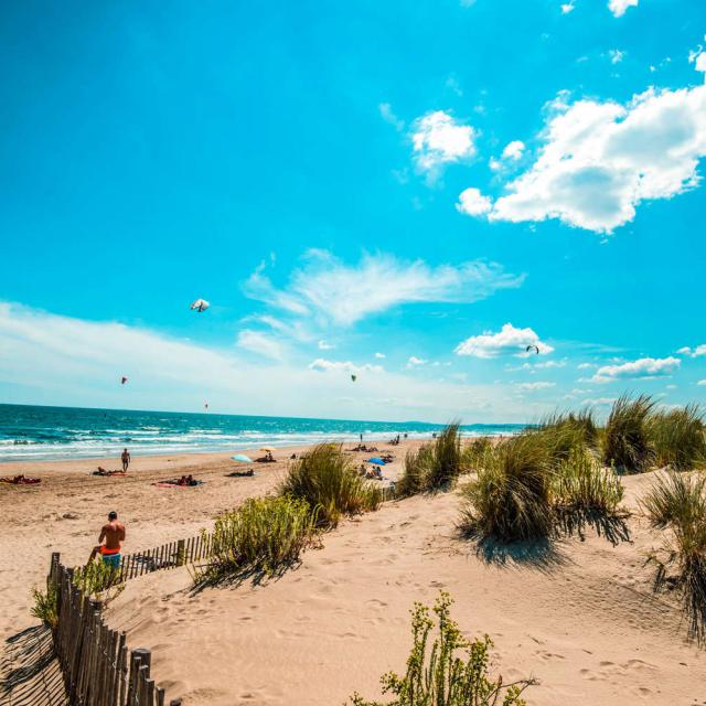 Petit Travers Beach in Carnon - Hérault - France - Plages.tv