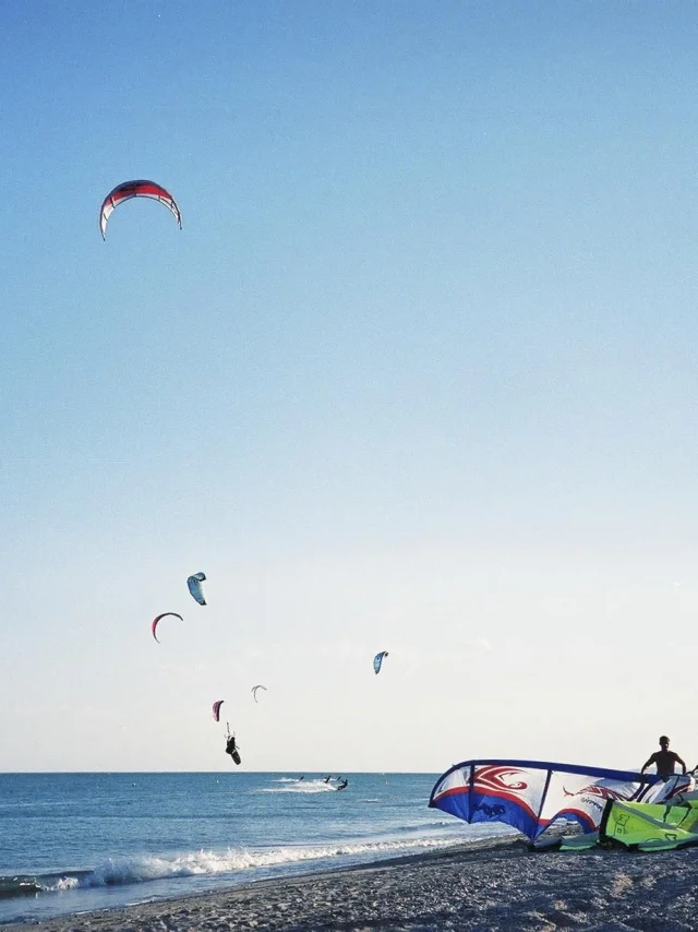 Villeneuve Les Maguelone Kitesurf Plage Mer Metropole Montpellier