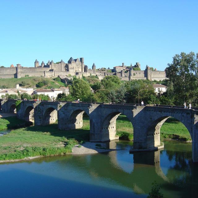 Cité Médiévale Et Pont Vieux Carcassonne