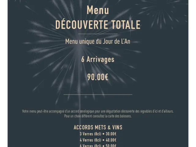 Menu Jour De L An Aliro