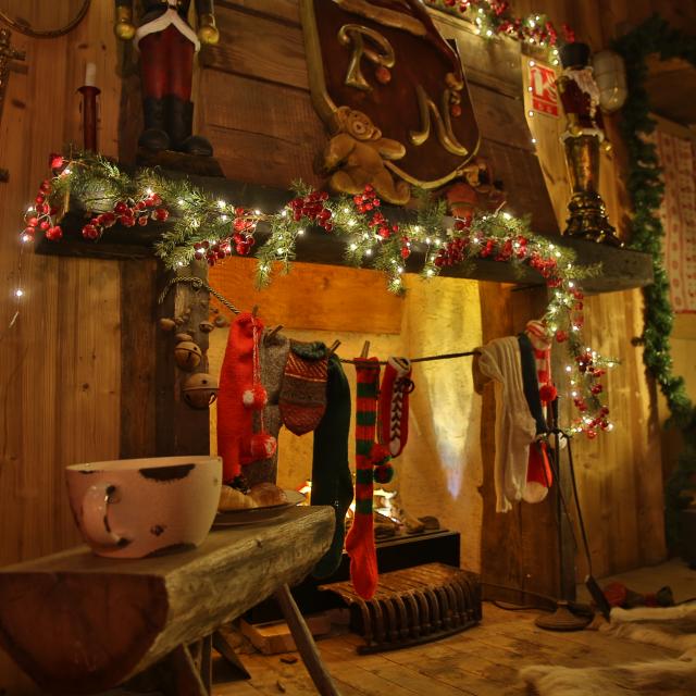 Cheminée de la maison du Père Noël en Haute-Savoie