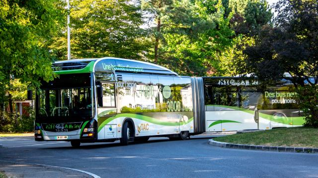 Transport en bus dans les Monts de Genève
