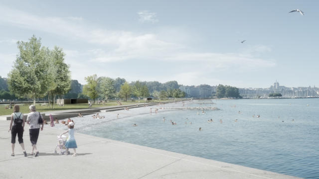 Plage Des Eaux Vives