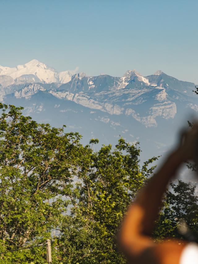 Vue sur le Mont-Blanc