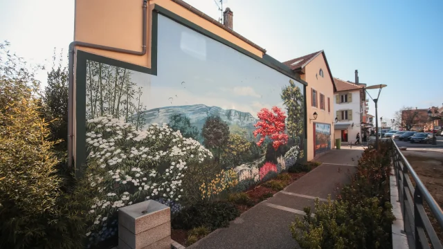Fresque, Grande Rue, Saint-Julien-en-Genevois