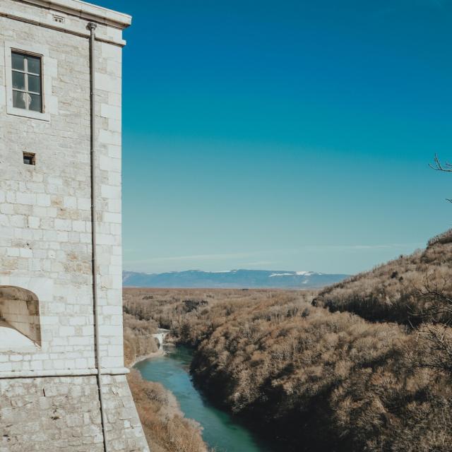 Blick Auf Die Rhone Von Der Festung L'Ecluse Ot Monts du Genevois A.modylevskaia 1011 1400px