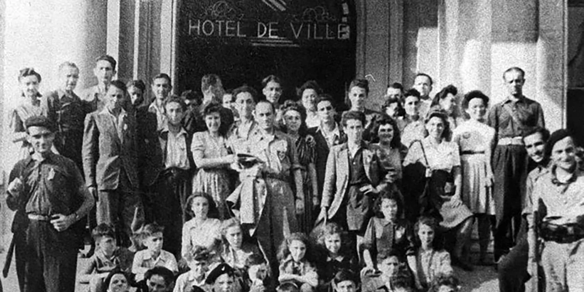 Gerettete Kinder Dank Marianne Cohn Und Jean Duffaugt. Annemasse Am 18. August 1944