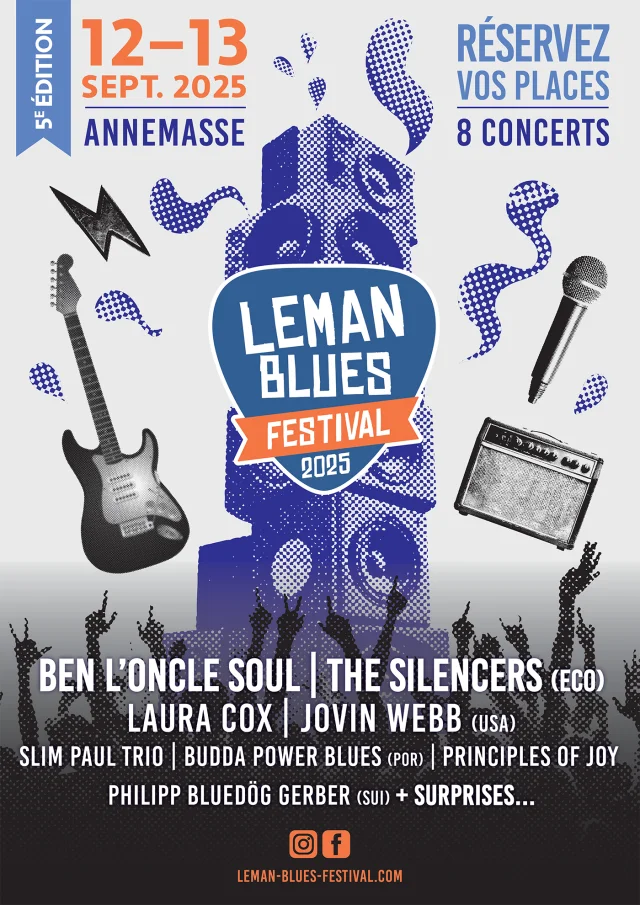 Affiche du Festival Léman Blues Festival 2025