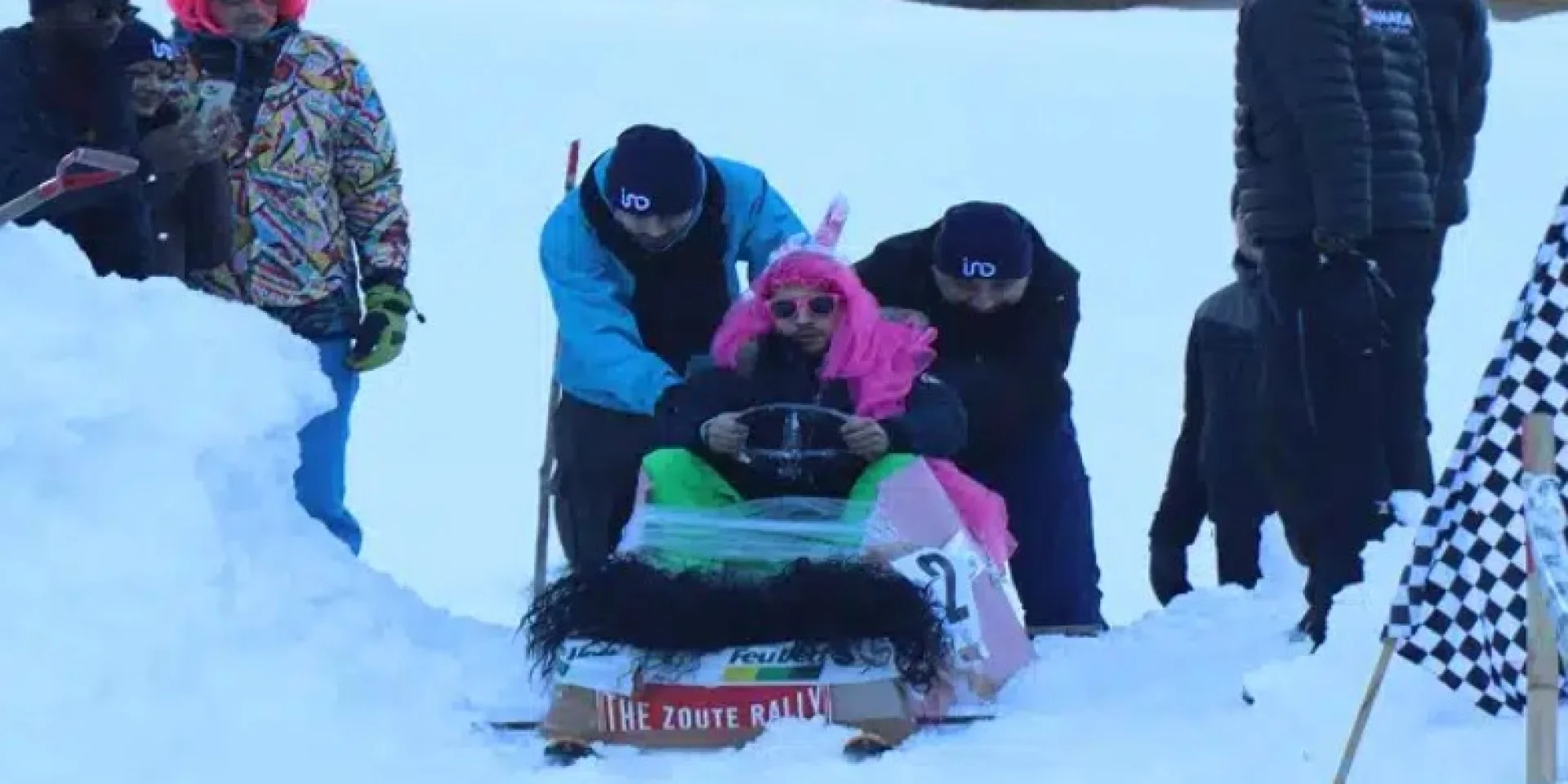 push car givrée
