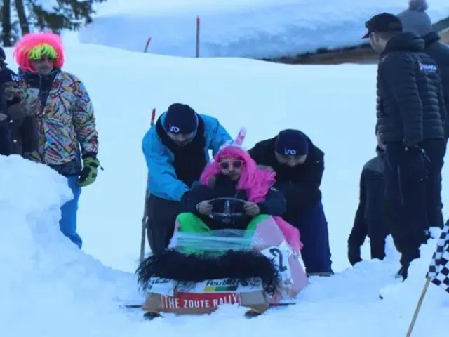 push car givrée