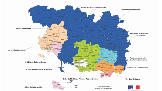 Carte Zone De Couverture Tourinsoft Morbihan