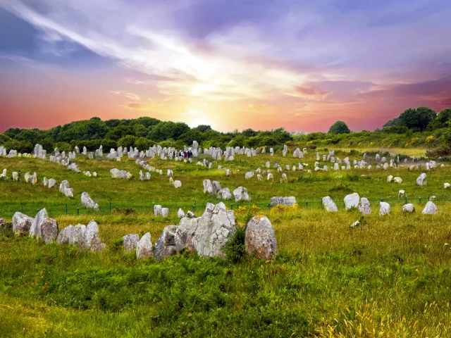 Carnac. Les alignements de Ménec, Morbihan, Bretagne