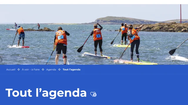 Capture page Agenda morbihan.com