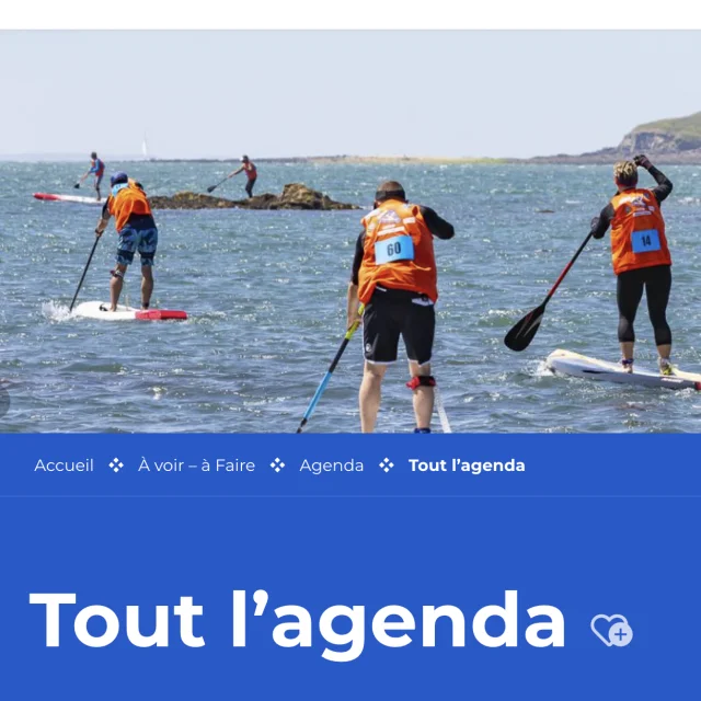 Capture page Agenda morbihan.com