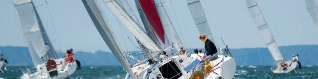 women sailing at regatta