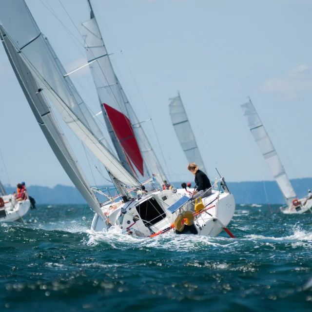 women sailing at regatta