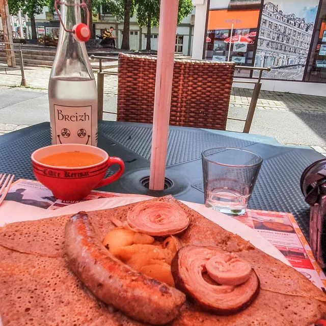 Galette saucisse
