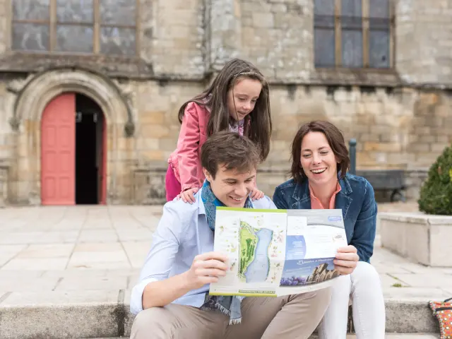 France, Morbihan (56), Ploermel, L'église Saint-Armel