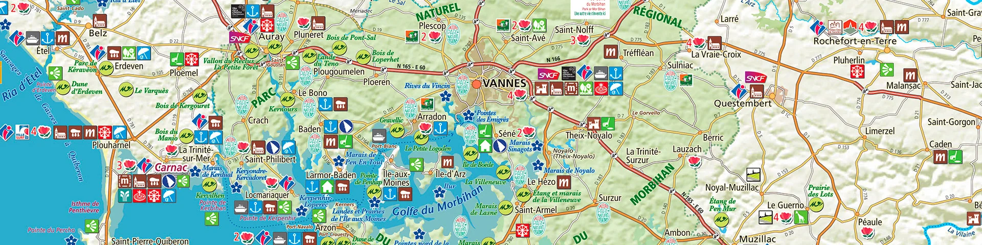 Carte Touristique Morbihan