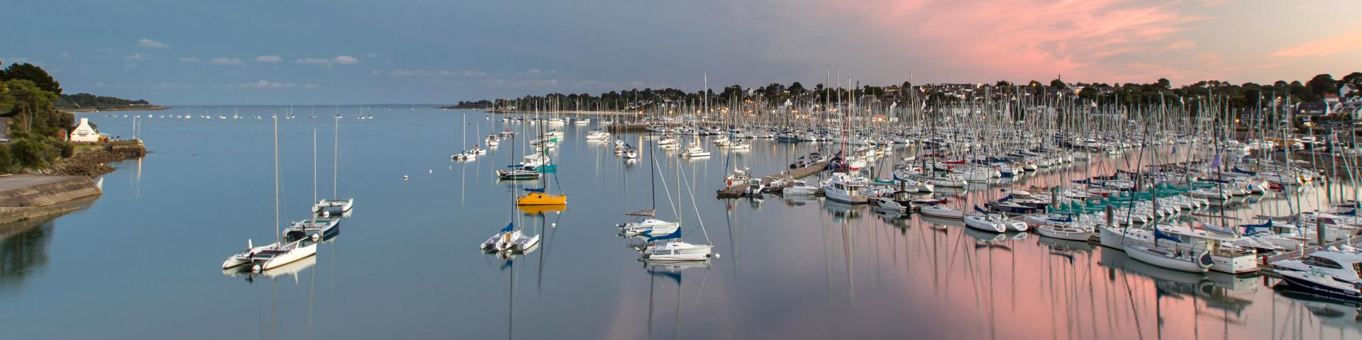 Vue sur le port, La Trinité sur Mer