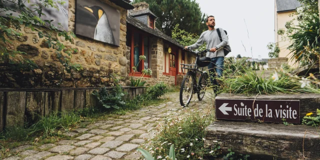 Cycliste à Pont Scorff