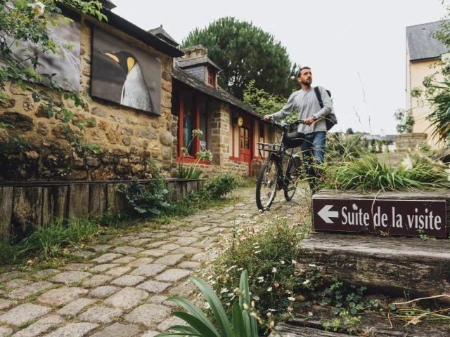 Cycliste à Pont Scorff
