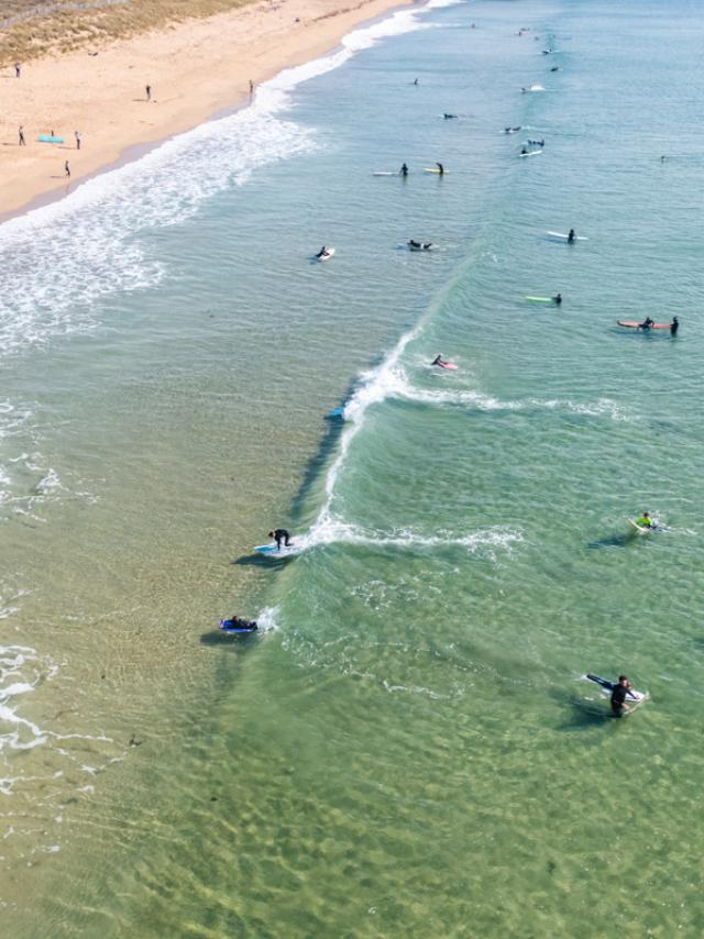 Surf à la plage du Loch