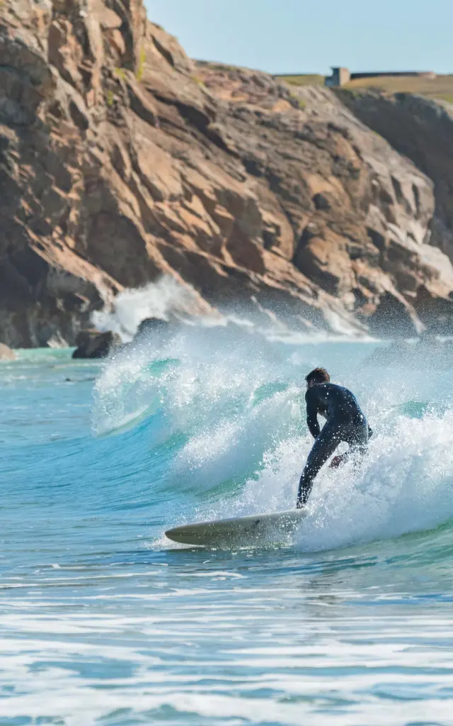 Surf en presqu'île de Quiberon