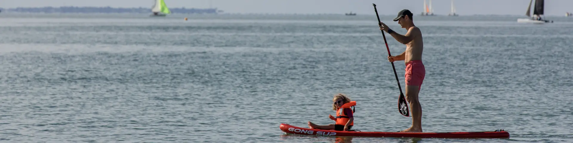 Paddle, plage de Damgan