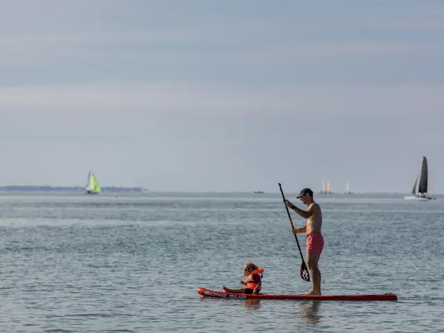 Paddle, plage de Damgan