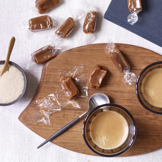 Caramel et chocolat chaud