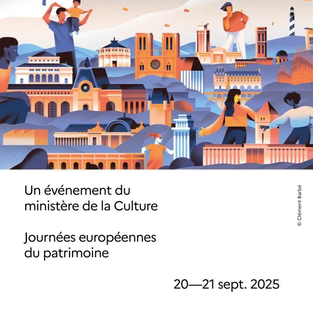 Affiche Journées du Patrimoine 2025 1080x1080