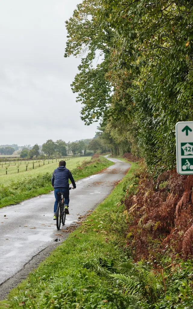 Promeneur à Vélo à Saint-Dolay