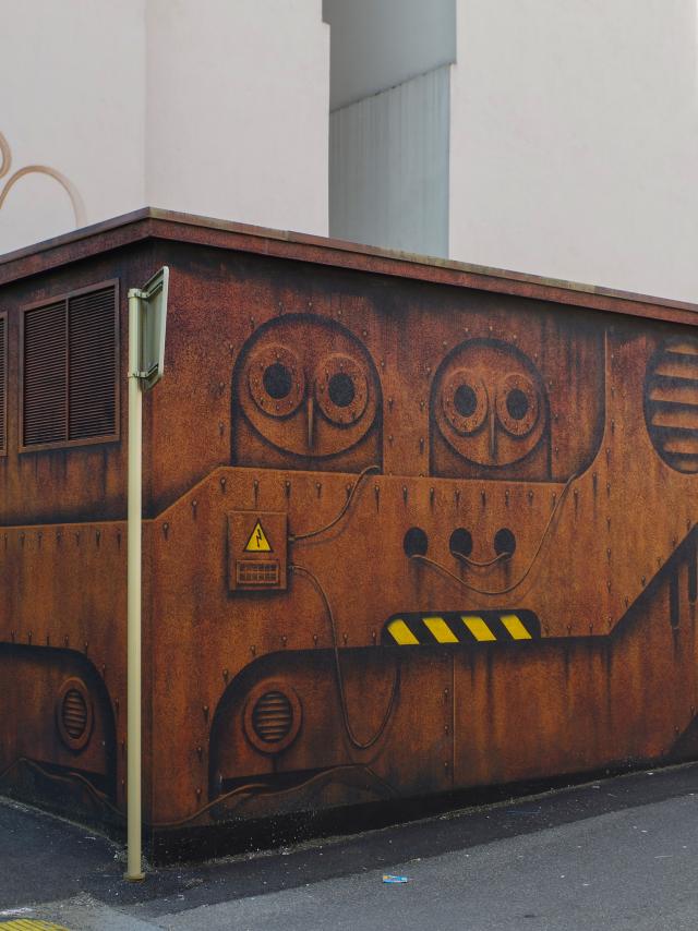 Street Art Mulhouse - Gaz Owl