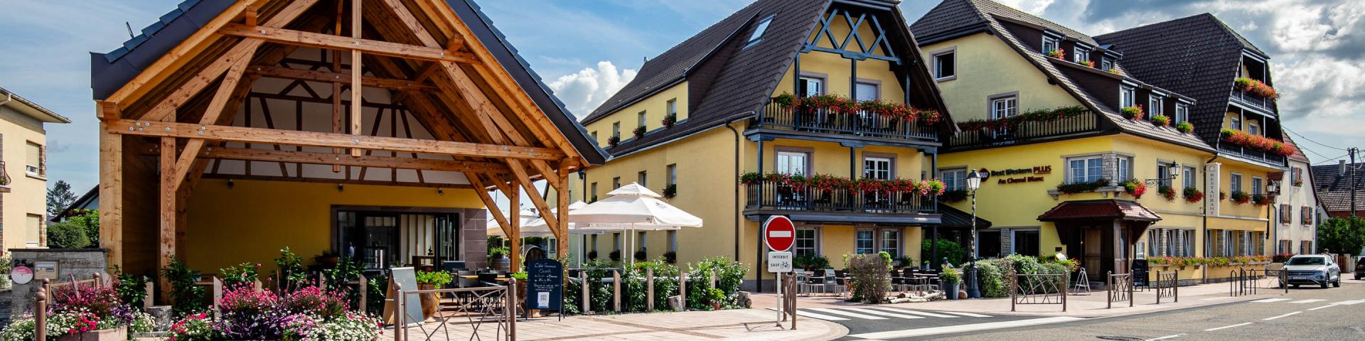 Hôtel Cheval Blanc Baldersheim - Façade