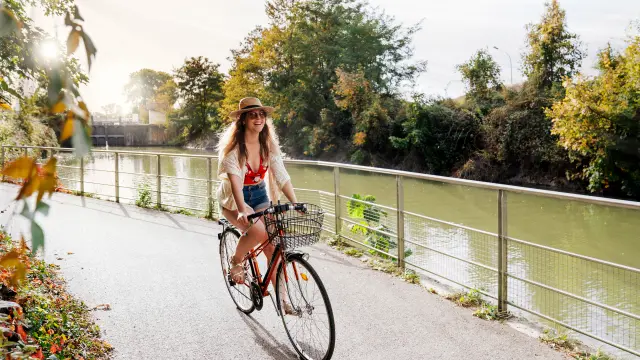 Radfahren in Mulhouse Elsass