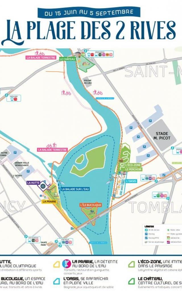 Plan Plage Des Deux Rives