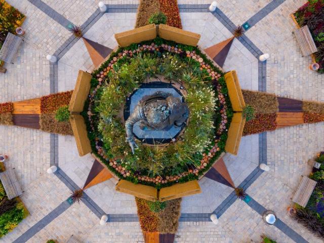 Jardin Ephémère vu du ciel Visitnancy360