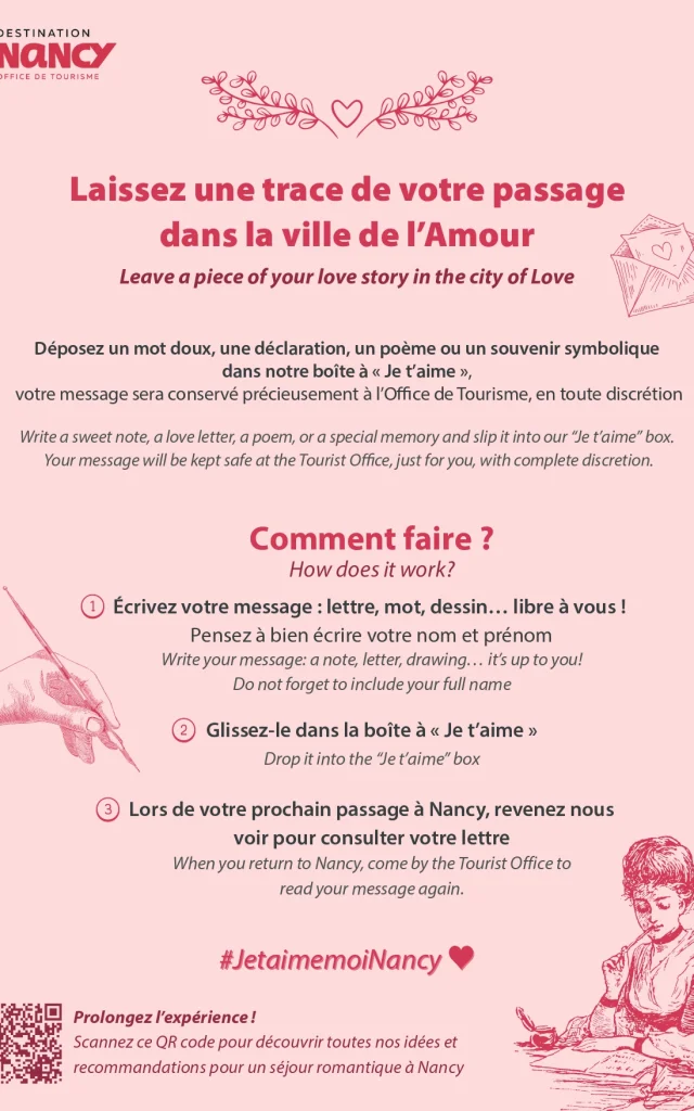 Boite A Je Taime Notice DESTINATION NANCY