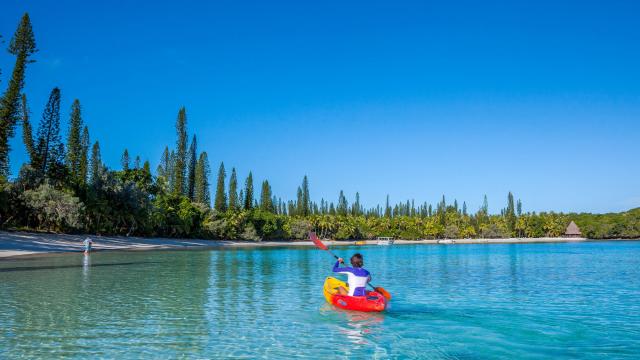 Session Kayak dans la baie de Kanuméra