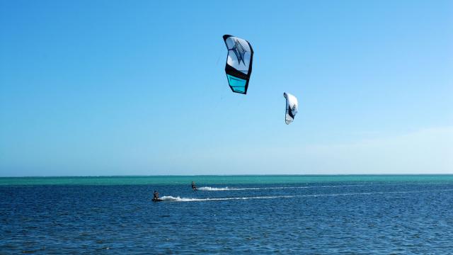 Kitesurf à Poé - Bourail