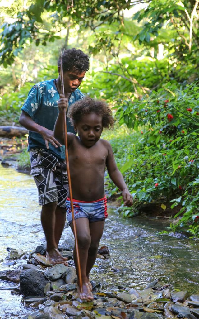 Pêche à la sagaie - Nouvelle-Calédonie