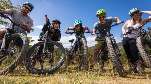 VTT au Parc des Grandes Fougères - Farino