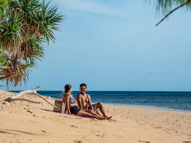Pique-nique sur la plage - Saint Valentin