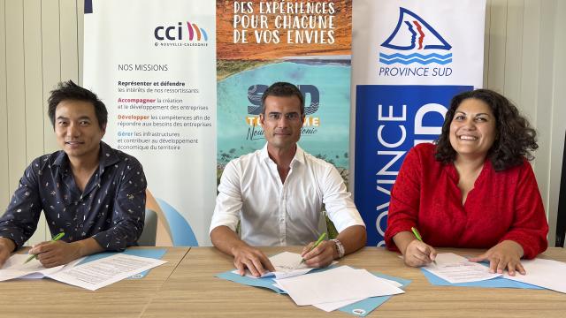 Signature convention Sud Tourisme CCI PS
