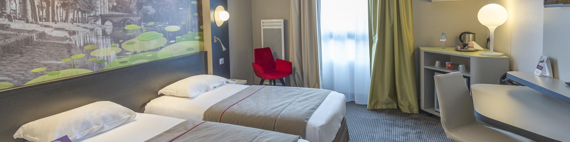 Mercure hôtel Niort Marais Poitevin - Chambre supérieur 2 lits simples