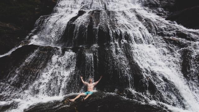 La Cascade de Tao à Hienghène, en Nouvelle-Calédonie.