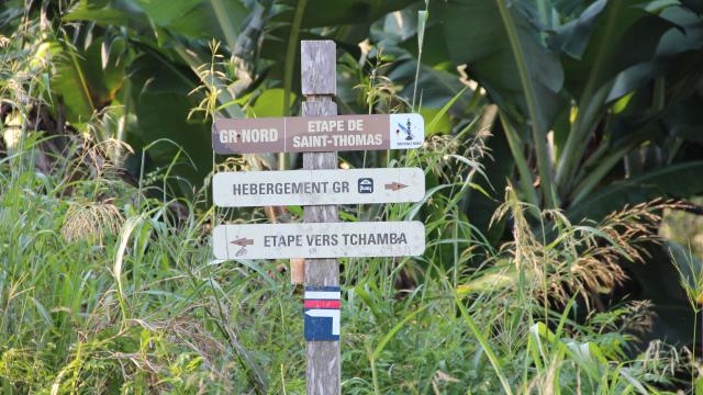 Les sentiers de grande randonnée du GR Nord à Ponérihouen en Nouvelle-Calédonie.