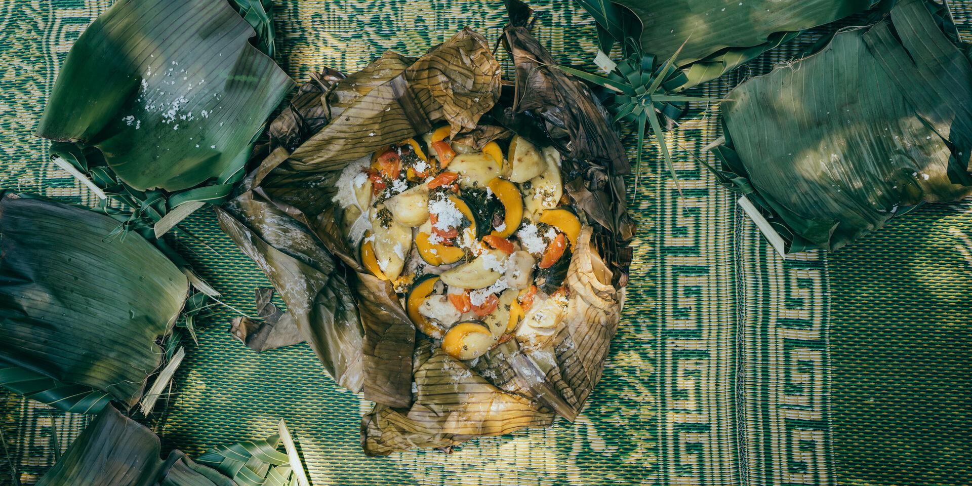 Traditional Kanak bougna